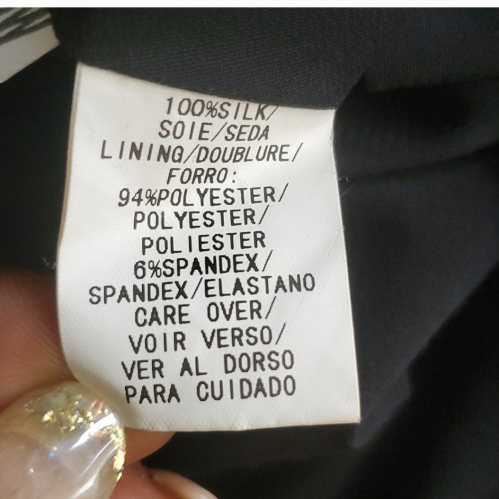 Du Per Due vintage brown maxi  Silk dress size 16 - Picture 8 of 10